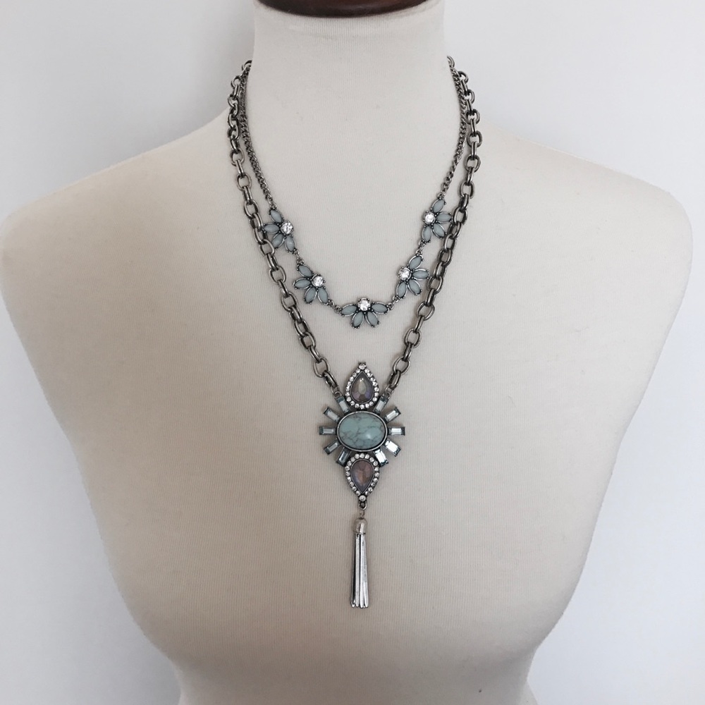 Boho chic layered LULU's necklace 💖🌵🌸🌙